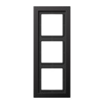 Jung ALD2983D Rahmen 3-fach senkrechte und waagerechte Montage Aluminium lackiert LS-DESIGN dark (lackiertes Aluminium) 
