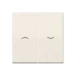 Jung AS591-5P Wippe 2-fach mit Pfeilsymbolen Duroplast Serie AS cremeweiß 