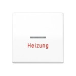 Jung AS591HBFWW Wippe 1-fach mit Kalotte Heizung Thermoplast Serie AS alpinweiß 