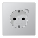 Jung BTAL1521S-L SCHUKO Steckdose 16A 250V Schraubklemmen mit Funktionsanzeige integrierter erhöhter Berührungsschutz SAFETY+ Thermoplast lackiert Serie LS, 