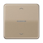 Jung BTCD17101PGB JUNG HOME Taster 1-fach mit Pfeilsymbolen Aluminium eloxiert Serie CD gold-bronze 