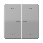 Jung BTCD17102PGR JUNG HOME Taster 2-fach mit Pfeilsymbolen Duroplast Serie CD grau 