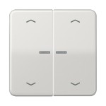 Jung BTCD17102PLG JUNG HOME Taster 2-fach mit Pfeilsymbolen Duroplast Serie CD lichtgrau 