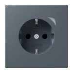 Jung BTLC1521S262 JUNG HOME Schuko Steckdose 16A 250V Schraubklemmen mit Funktionsanzeige integrierter erhöhter Berührungsschutz SAFETY+ Thermoplast lackiert 