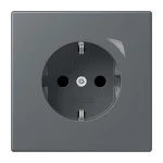 Jung BTLC1521SE202 JUNG HOME Schuko Steckdose 16A 250V Energy Schraubklemmen mit Funktionsanzeige integrierter erhöhter Berührungsschutz SAFETY+ Thermoplast 