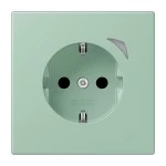 Jung BTLC1521SE217 JUNG HOME Schuko Steckdose 16A 250V Energy Schraubklemmen mit Funktionsanzeige integrierter erhöhter Berührungsschutz SAFETY+ Thermoplast 