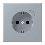 Jung BTLC1521SE257 JUNG HOME Schuko Steckdose 16A 250V Energy Schraubklemmen mit Funktionsanzeige integrierter erhöhter Berührungsschutz SAFETY+ Thermoplast 