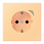 Jung BTLC1521SE258 JUNG HOME Schuko Steckdose 16A 250V Energy Schraubklemmen mit Funktionsanzeige integrierter erhöhter Berührungsschutz SAFETY+ Thermoplast 