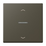 Jung BTLC17101P241 JUNG HOME Taster 1-fach mit Pfeilsymbolen Serie LS ombre naturelle 31 