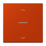Jung BTLC17101P244 JUNG HOME Taster 1-fach mit Pfeilsymbolen Serie LS rouge vermillon 59 
