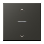 Jung BTLC17101P259 JUNG HOME Taster 1-fach mit Pfeilsymbolen Serie LS ombre naturelle 59 
