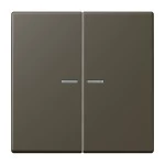 Jung BTLC17102241 JUNG HOME Taster 2-fach Serie LS ombre naturelle 31 