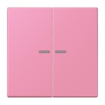 Jung BTLC17102246 JUNG HOME Taster 2-fach Serie LS rose vif 