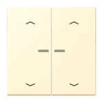 Jung BTLC17102P201 JUNG HOME Taster 2-fach mit Pfeilsymbolen Serie LS blanc 