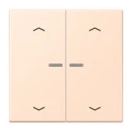 Jung BTLC17102P228 JUNG HOME Taster 2-fach mit Pfeilsymbolen Serie LS rose pâle 