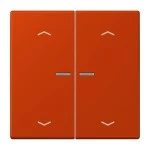 Jung BTLC17102P244 JUNG HOME Taster 2-fach mit Pfeilsymbolen Serie LS rouge vermillon 59 