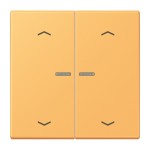 Jung BTLC17102P254 JUNG HOME Taster 2-fach mit Pfeilsymbolen Serie LS ocre jaune clair 