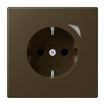 Jung BTME1521SAT-L SCHUKO Steckdose 16A 250V Schraubklemmen mit Funktionsanzeige integrierter erhöhter Berührungsschutz SAFETY+ Thermoplast lackiert Serie LS, 