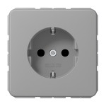 Jung CD1520BFKIGR SCHUKO Steckdose 16A 250V integrierter erhöhter Berührungsschutz SAFETY+ Thermoplast Serie CD grau 