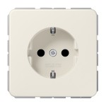 Jung CD1520NBF SCHUKO Steckdose 16A 250V ohne Krallen Thermoplast Serie CD cremeweiß 