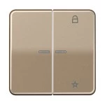 Jung CD1701GB Steuertaste Universal Duroplast lackiert Serie CD gold-bronze 