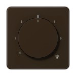Jung CD1749BFBR Abdeckung für Raumtemperaturregler-Einsätze Thermoplast Serie CD braun 