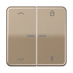 Jung CD1751PBTGB LB-ManagementTimer Universal Bluetooth® "Pfeile" Aluminium eloxiert Serie CD gold-bronze 