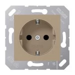 Jung CD5120BFBB SCHUKO Steckdose 16A 250V Thermoplast lackiert 50x50mm bronze-beige 
