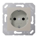 Jung CD5120BFPG SCHUKO Steckdose 16A 250V Thermoplast lackiert 50x50mm platin-grau 