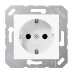 Jung CD5120BFWW SCHUKO Steckdose 16A 250V Thermoplast 50x50mm alpinweiß 