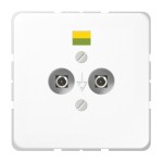 Jung CD565-2WW Potentialausgleich-Steckdose Duroplast Serie CD alpinweiß 