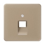 Jung CD569-1UAGB Abdeckung für IAE/UAE-Anschlussdosen 1x8-polig Aluminium eloxiert Serie CD gold-bronze 