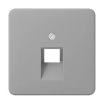 Jung CD569-1UAGR Abdeckung für IAE/UAE-Anschlussdosen 1x8-polig Thermoplast Serie CD grau 