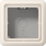 Jung CD581AW Aufputz-Kappe 1-fach Serie CD cremeweiß 
