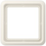 Jung CD581W Rahmen 1-fach senkrechte und waagerechte Montage Duroplast CD 500 cremeweiß 