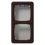 Jung CD582ABR Aufputz-Kappe 2-fach Serie CD braun 