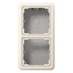 Jung CD582AW Aufputz-Kappe 2-fach Serie CD cremeweiß 
