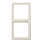 Jung CD582W Rahmen 2-fach senkrechte und waagerechte Montage Duroplast CD 500 cremeweiß 