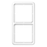 Jung CD582WW Rahmen 2-fach senkrechte und waagerechte Montage Duroplast CD 500 alpinweiß 