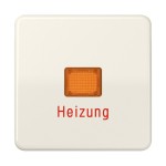 Jung CD590BFH Wippe 1-fach mit Kalotte Heizung Thermoplast Serie CD cremeweiß 