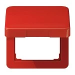 Jung CD590BFKLRT Klappdeckel mit Rückstellfeder Thermoplast Serie CD rot 