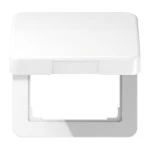 Jung CD590BFKLWW Klappdeckel mit Rückstellfeder Thermoplast Serie CD alpinweiß 