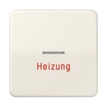 Jung CD590H Wippe 1-fach mit Lichtleiter Heizung Duroplast Serie CD cremeweiß 