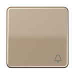 Jung CD590KGB Wippe 1-fach Symbol Klingel Aluminium eloxiert Serie CD gold-bronze 