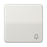 Jung CD590KLG Wippe 1-fach Symbol Klingel Duroplast Serie CD lichtgrau 