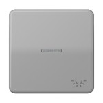 Jung CD590KO5LGR Wippe 1-fach mit Lichtleiter Symbol Licht Duroplast Serie CD grau 