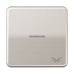 Jung CD590KO5LPT Wippe 1-fach mit Lichtleiter Symbol Licht Aluminium eloxiert Serie CD platin 