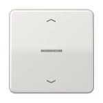 Jung CD590KO5PLG Wippe 1-fach mit Lichtleiter mit Pfeilsymbolen Duroplast Serie CD lichtgrau 
