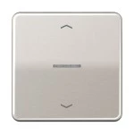 Jung CD590KO5PPT Wippe 1-fach mit Lichtleiter mit Pfeilsymbolen Aluminium eloxiert Serie CD platin 