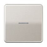 Jung CD590KO5PT Wippe 1-fach mit Lichtleiter Aluminium eloxiert Serie CD platin 